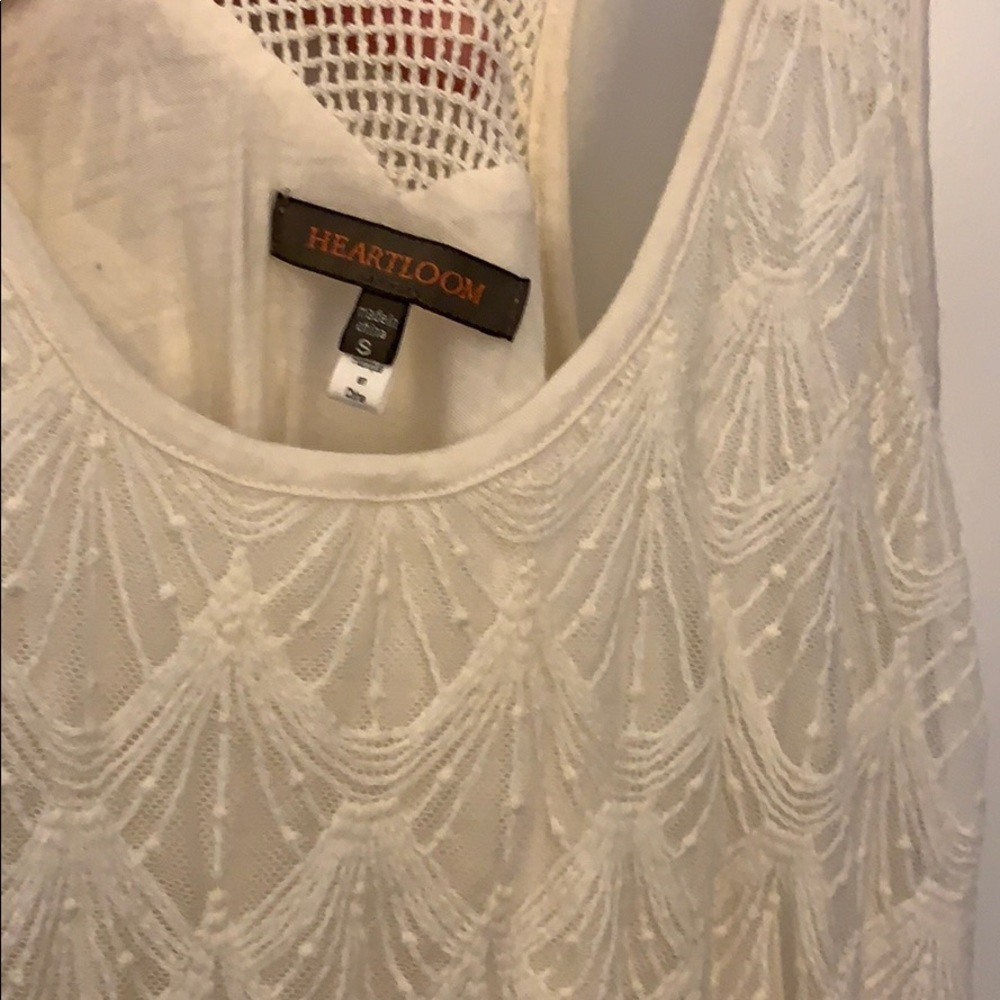 Anthropologie Heartloom Ruffled Racerback Tank - Picture 4 of 5